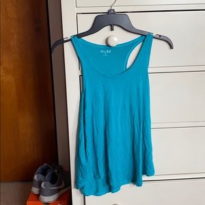 Teal Flowy Tank Top